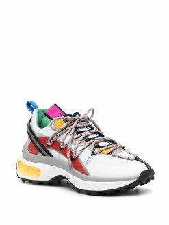 Dsquared2 baskets lacées à design à empiècements