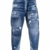 Dsquared2 Rabais Jean crop à design patchwork jeans courts homme 2 Dsquared2 jean crop à design patchwork