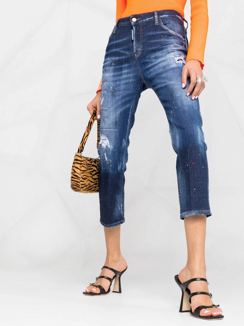 Qualité garantie 100% Dsquared2 Jean Cool Girl court jeans courts femme 7 Dsquared2 jean Cool Girl court