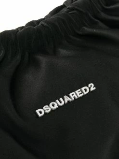 Dsquared2 sac porté épaule en soie à plaque logo