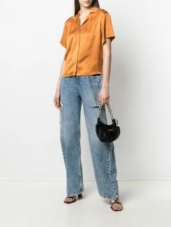 Dsquared2 sac porté épaule en soie à plaque logo