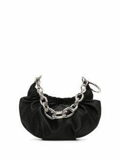 Dsquared2 sac porté épaule en soie à plaque logo