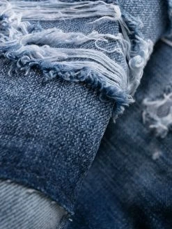 Dsquared2 jean slim à finitions effilochées