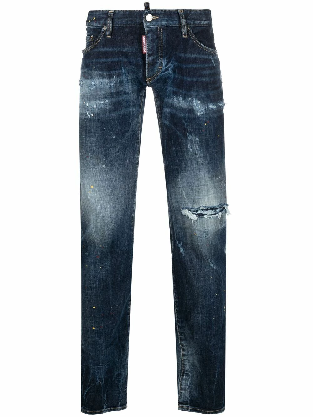 Prix Compétitif Dsquared2 Jean skinny à effet taches de peinture jeans skinny homme 3 Dsquared2 jean skinny à effet taches de peinture