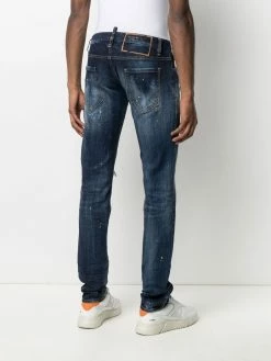 Prix Compétitif Dsquared2 Jean skinny à effet taches de peinture jeans skinny homme 12 Dsquared2 jean skinny à effet taches de peinture