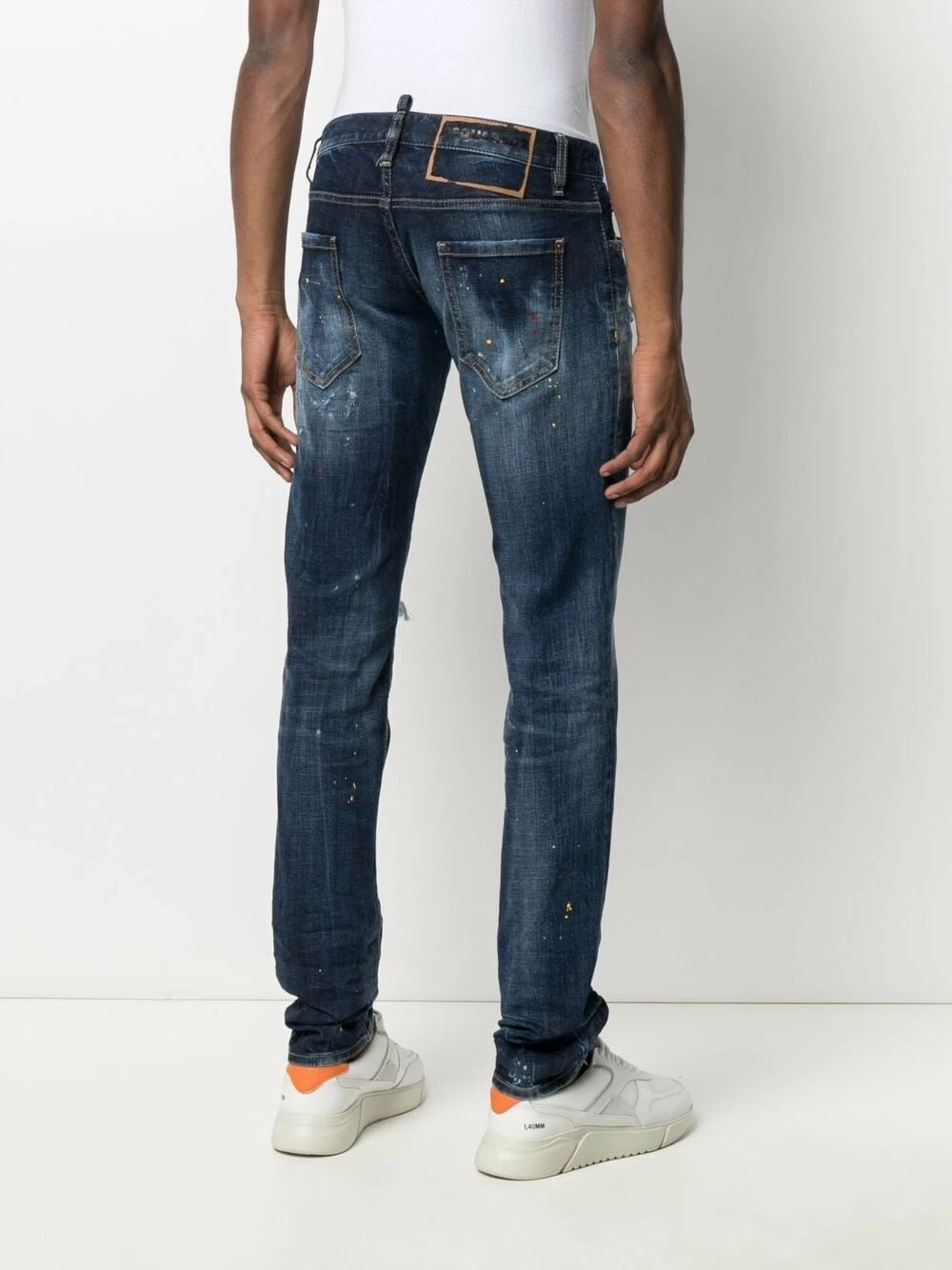 Prix Compétitif Dsquared2 Jean skinny à effet taches de peinture jeans skinny homme 6 Dsquared2 jean skinny à effet taches de peinture