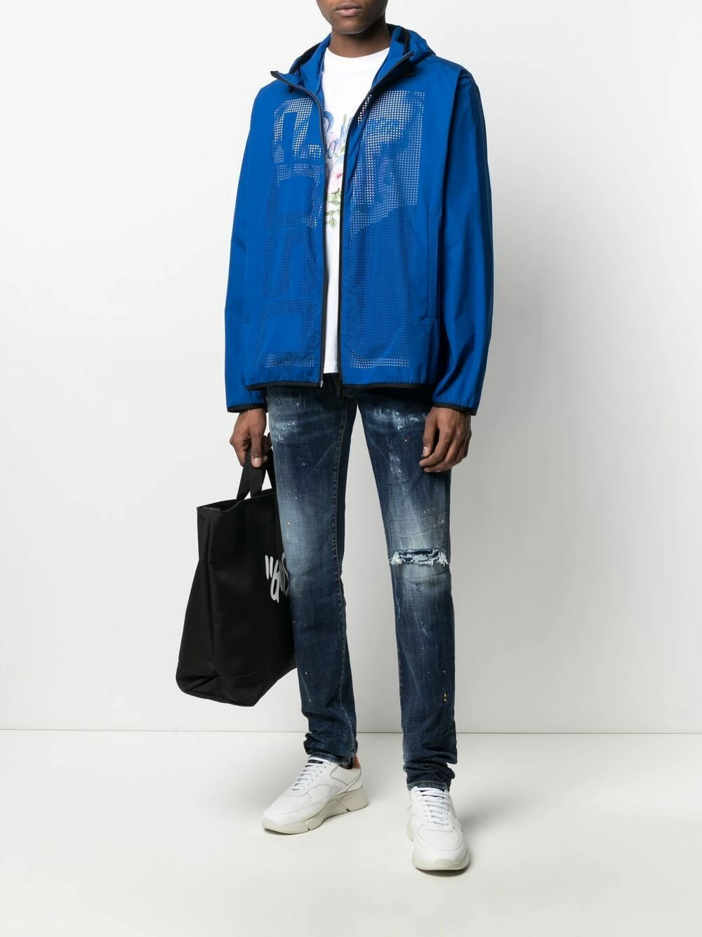 Prix Compétitif Dsquared2 Jean skinny à effet taches de peinture jeans skinny homme 4 Dsquared2 jean skinny à effet taches de peinture