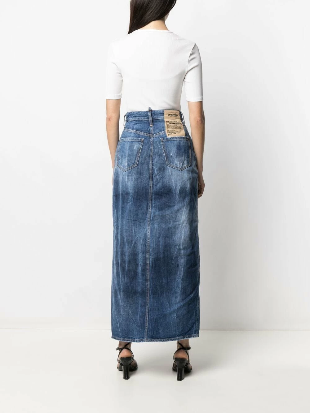 Dsquared2 50% Off De Vente Jupe en jean à taille haute jupes taille haute femme 6 Dsquared2 jupe en jean à taille haute