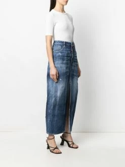 Dsquared2 50% Off De Vente Jupe en jean à taille haute jupes taille haute femme 9 Dsquared2 jupe en jean à taille haute