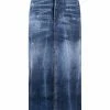 Dsquared2 jupe en jean à taille haute