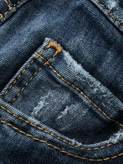 Dsquared2 Robe courte en jean à effet usé Prix Accessible robes de jour femme 17 Dsquared2 robe courte en jean à effet usé