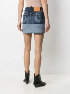 Dsquared2 Prix De Rêve Jupe en jean à ourlet retroussé jupes ajustées femme 10 Dsquared2 jupe en jean à ourlet retroussé
