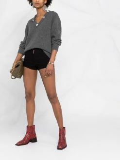 Dsquared2 short en jean Icon à taille haute