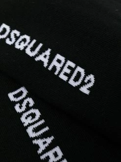 Dsquared2 chaussettes à logo intarsia