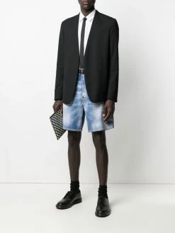 Dsquared2 short en jean à effet délavé