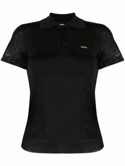 Dsquared2 polo à plaque logo