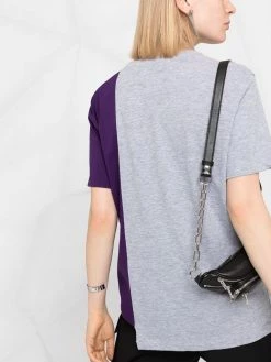 Dsquared2 t-shirt patchwork à logo imprimé