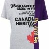 Dsquared2 t-shirt patchwork à logo imprimé