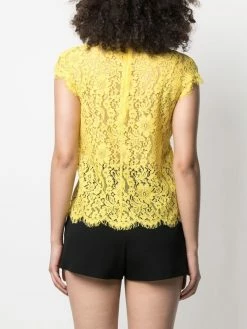 Dsquared2 blouse à fleurs en dentelle