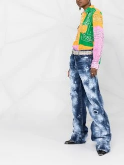 Dsquared2 jean Pain Job à effet usé