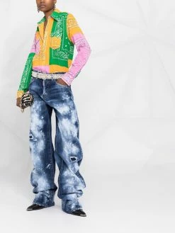 Dsquared2 jean Pain Job à effet usé