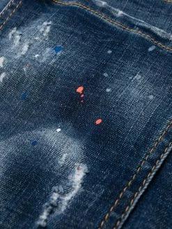 Dsquared2 jean à effet taches de peinture