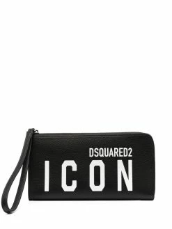 Dsquared2 porte-monnaie Icon à fermeture zippée