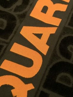 Dsquared2 serviette de plage à logo imprimé