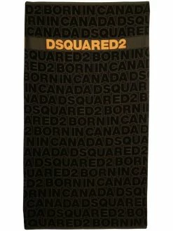 Dsquared2 serviette de plage à logo imprimé