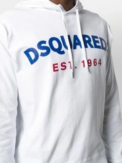 Dsquared2 hoodie à logo imprimé