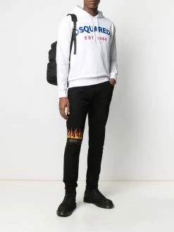 Dsquared2 hoodie à logo imprimé