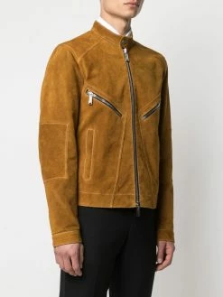 Dsquared2 veste de moto Thrifted2 en daim