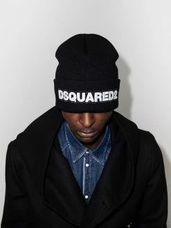 Dsquared2 bonnet à logo brodé