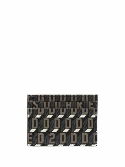 Dsquared2 porte-cartes à imprimé monogrammé