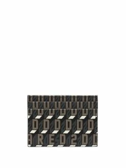 Dsquared2 porte-cartes à imprimé monogrammé