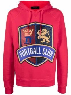 Dsquared2 hoodie à détail de patch