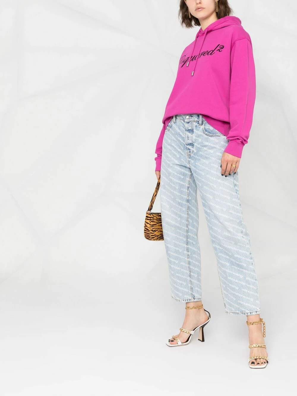 Dsquared2 Promos Hoodie à logo imprimé hoodies femme 6 Dsquared2 hoodie à logo imprimé