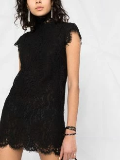 Dsquared2 robe courte à fleurs en dentelle