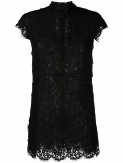 Dsquared2 robe courte à fleurs en dentelle