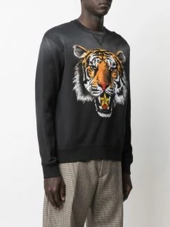 Dsquared2 sweat à imprimé tigre