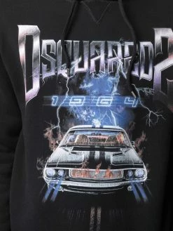 Dsquared2 hoodie à logo imprimé