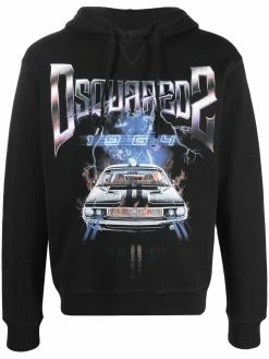 Dsquared2 hoodie à logo imprimé