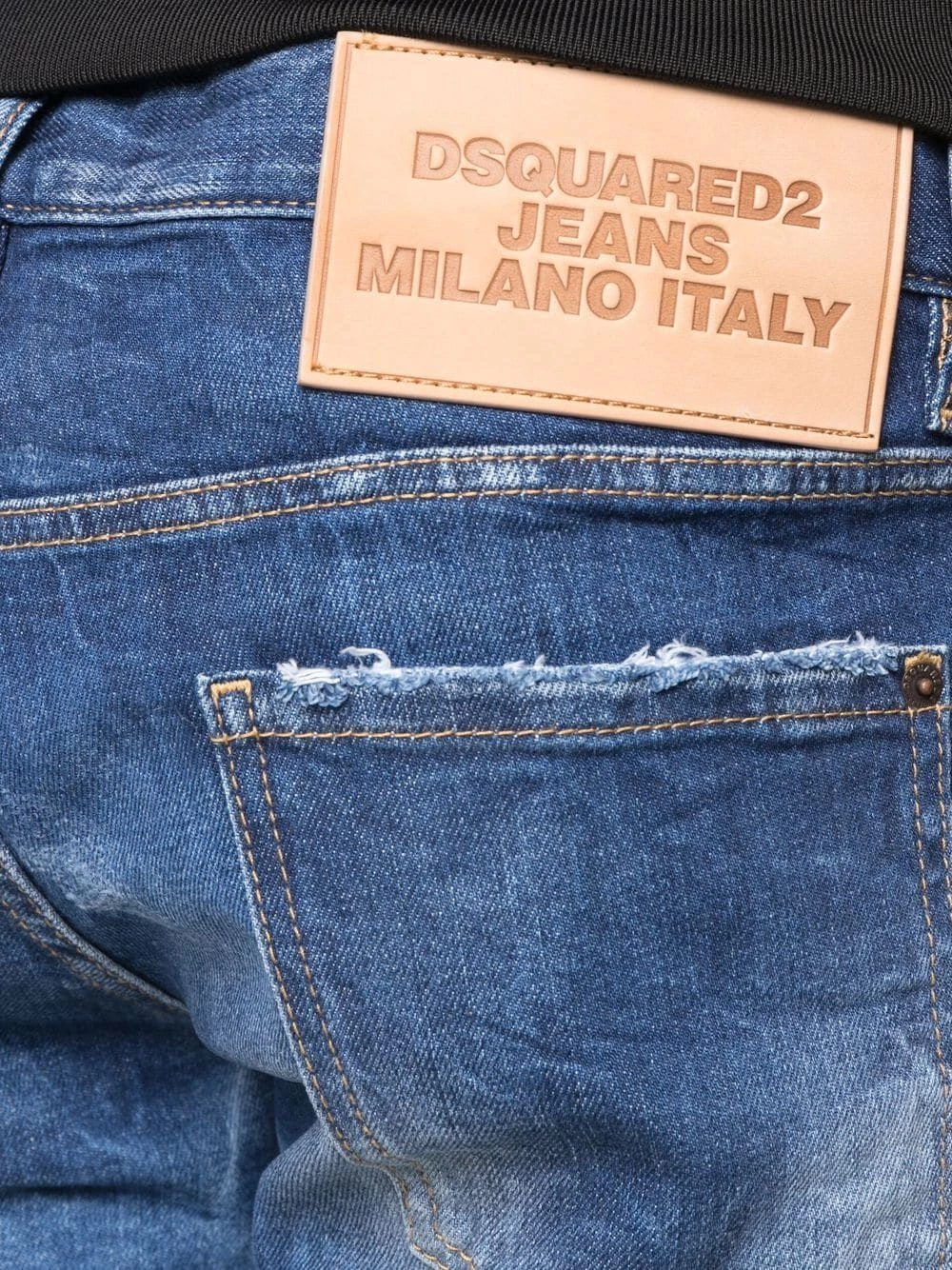 Prix Équitable Dsquared2 Jean slim à effet délavé jeans slim homme 7 Dsquared2 jean slim à effet délavé