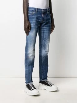 Prix Équitable Dsquared2 Jean slim à effet délavé jeans slim homme 11 Dsquared2 jean slim à effet délavé