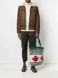 Dsquared2 sac cabas Maple Leaf en maille