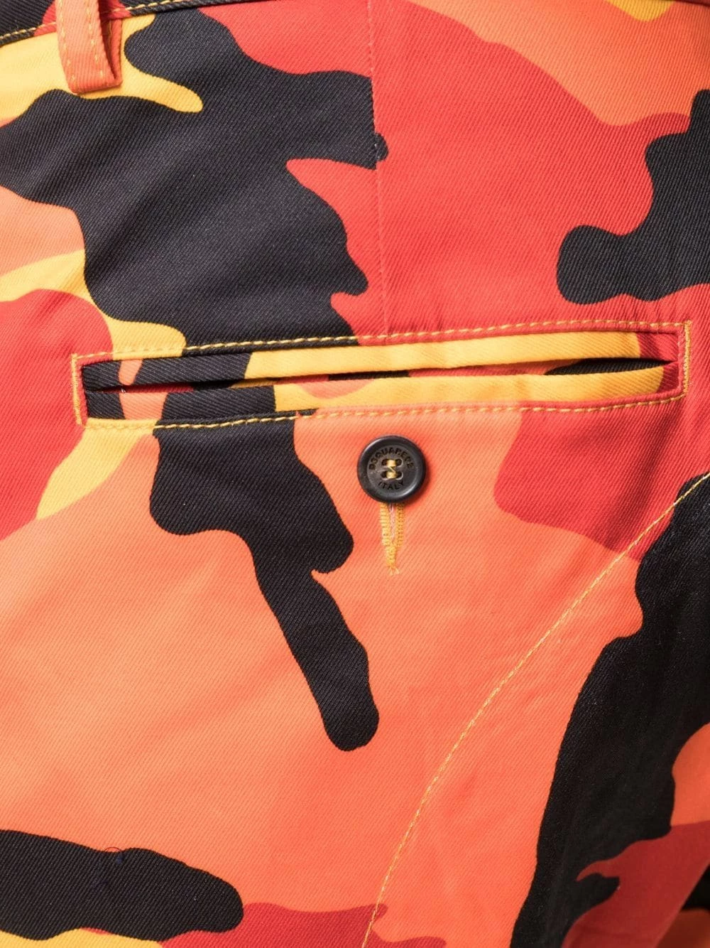 Prix Gelé Dsquared2 Pantalon à imprimé camouflage pantalons droits homme 7 Dsquared2 pantalon à imprimé camouflage