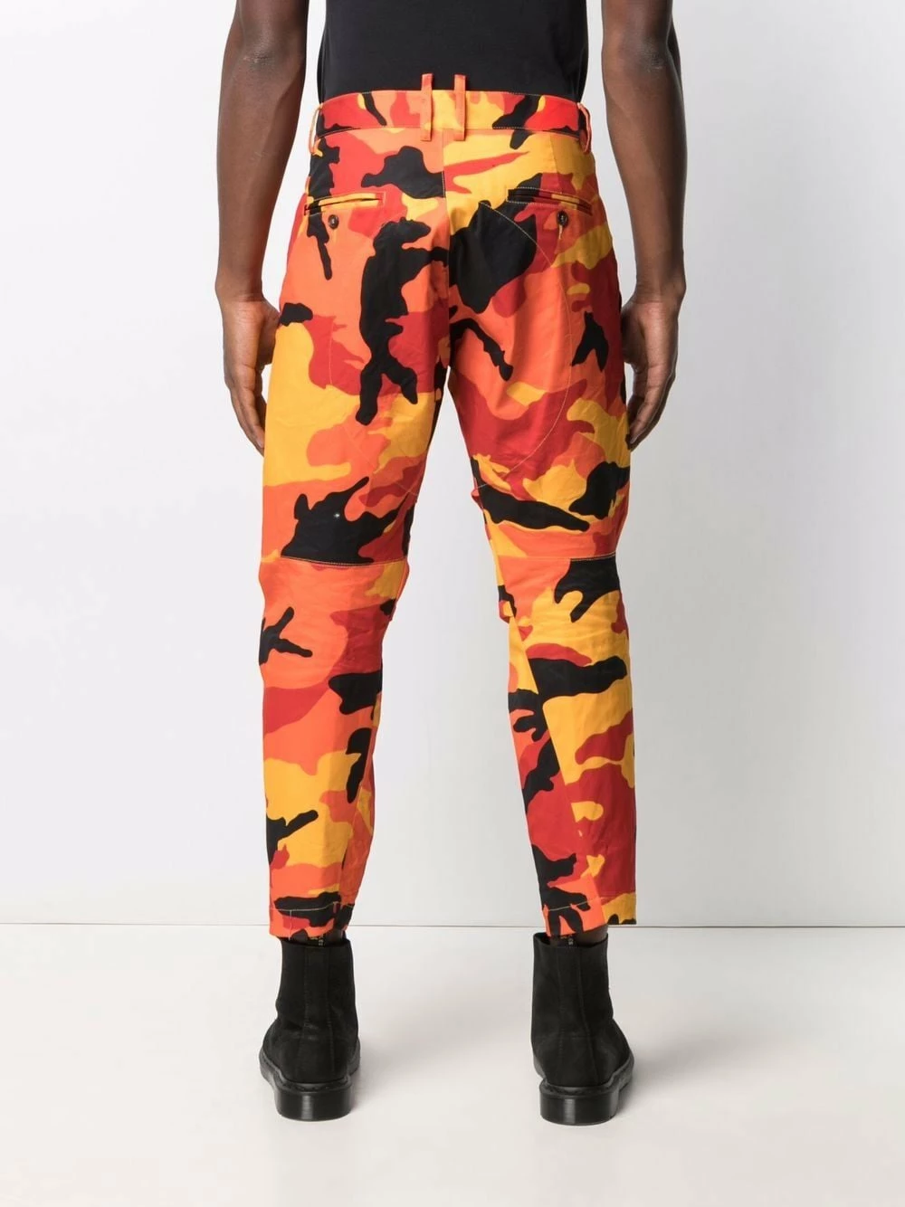 Prix Gelé Dsquared2 Pantalon à imprimé camouflage pantalons droits homme 6 Dsquared2 pantalon à imprimé camouflage