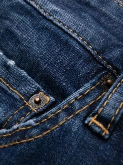 Dsquared2 jean slim à effet délavé