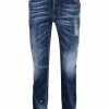Dsquared2 jean slim à effet délavé