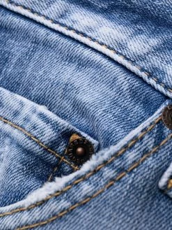 Dsquared2 jean court à ourlet retroussé